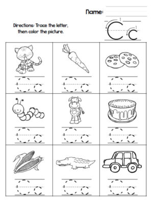 Free printable preschool worksheets tracing letters alphabet pdf ...
