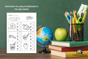 How Many Syllables Worksheets for 2nd Grade